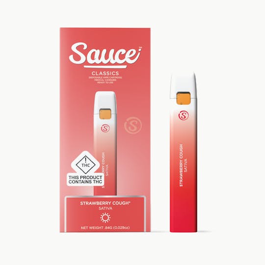 Sauce. - Sauce Essentials - Strawberry Cough - 0.84G AIO (OH) - 1