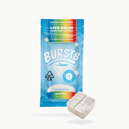 Sauce. - Sauce Bursts - Mystery - 100MG Live Resin Edibles (CA) - 1