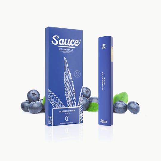 Sauce. - Sauce Essentials - Blueberry Kush - 1G Live Resin Infused AIO (OKC) - 1