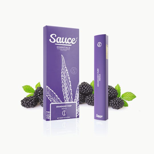 Sauce. - Sauce Essentials - Grandaddy Purp - 1G Live Resin Infused AIO (OKC) - 1