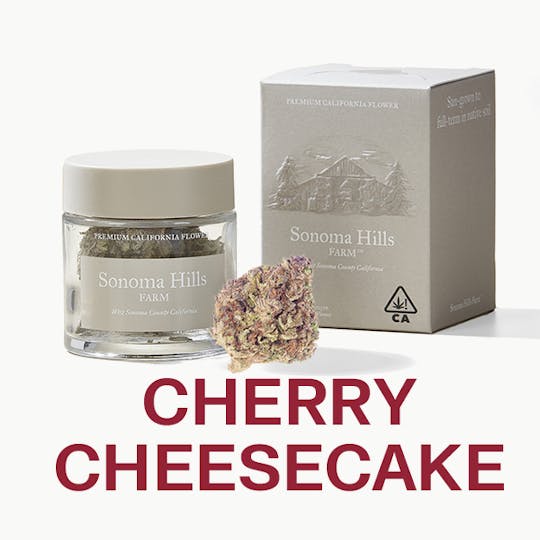 Sonoma Hills Farm - Cherry Cheesecake - 3.5g Flower Jar - 1