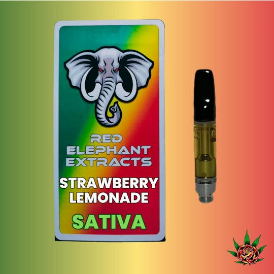 Eden Rose Processing - Red Elephant Cart 1g - Strawberry Lemonade (Sativa) - 1