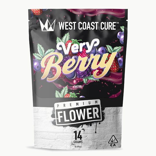 West Coast Cure - Very Berry - 14G Premium Flower - 1