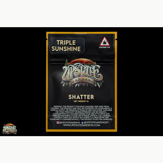 Upstate Gardens - Shatter: 1g - Triple Sunshine - CRC - 1
