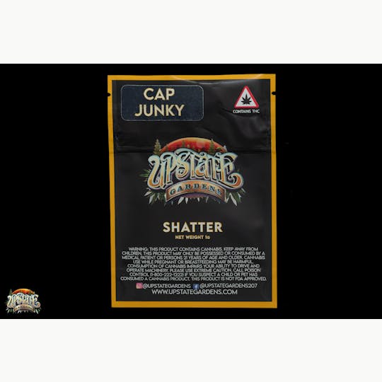 Upstate Gardens - Shatter: 1g - Cap Junky - CRC - 1
