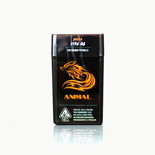 Animal - FIRE OG-10PK 8GRAM PREROLLS-INDICA - 1