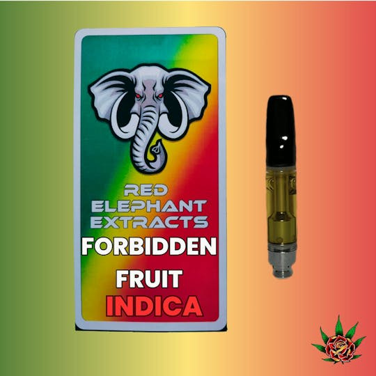 Eden Rose Processing - Red Elephant Cart 1g - Forbidden Fruit (Indica) - 1