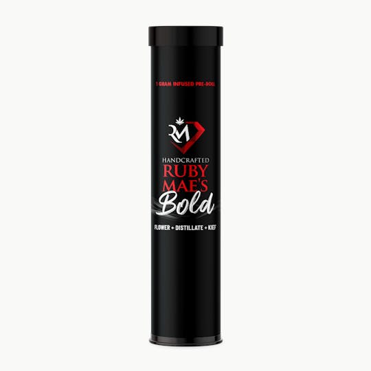 Ruby Mae's - Bold OG | Hybrid | 1g Infused Preroll | Mass Gas - 1