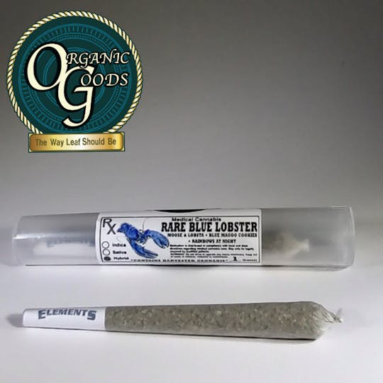 Organic Goods - Organic Goods Pre-Roll Rare Blue Lobster 1 G - 1
