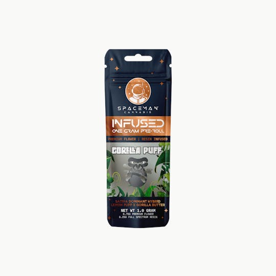 Spaceman Cannabis - Spaceman - 1g Resin Infused Pre-Roll - Gorilla Puff - 1