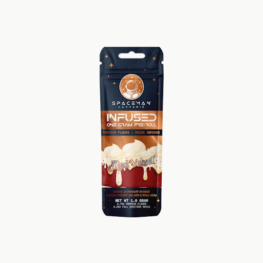 Spaceman Cannabis - Spaceman - 1g Resin Infused Pre-Roll - Red Velvet - 1