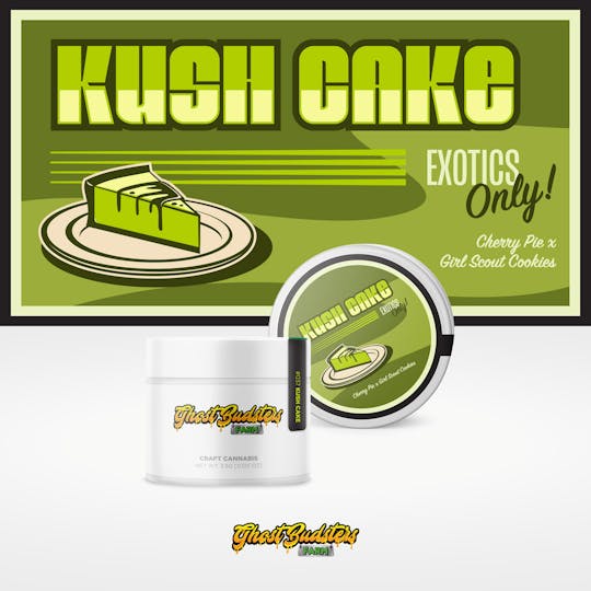 GhostBudsters Farm - Kush Cake | Pre-Packaged Eighth | GhostBudsters Farm - 1