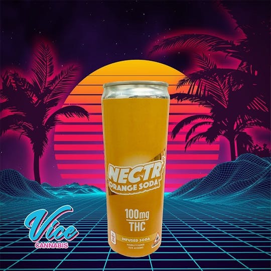 Vice Cannabis - Nectr Infused Orange Soda: 100mg THC - 1