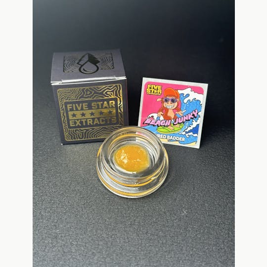 True North Collective MI - Five Star Extracts: Beach Junky - 1 Gram Cured Badder - 1