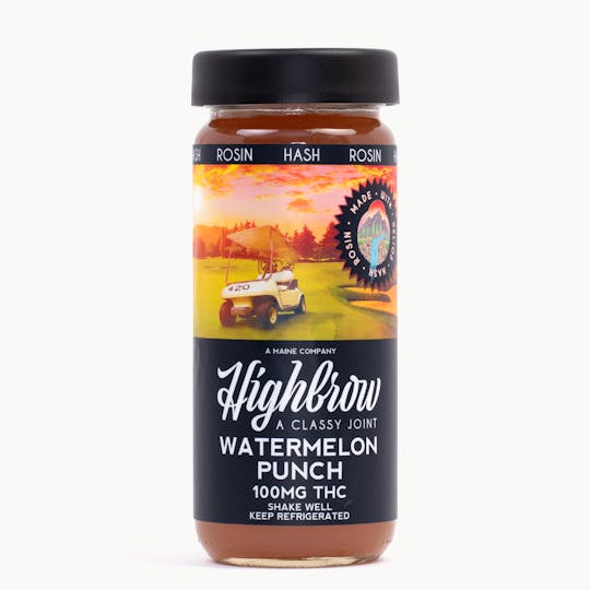 Highbrow - Highbrow Hash Rosin Watermelon Punch Drink 100mg - Medical - 1