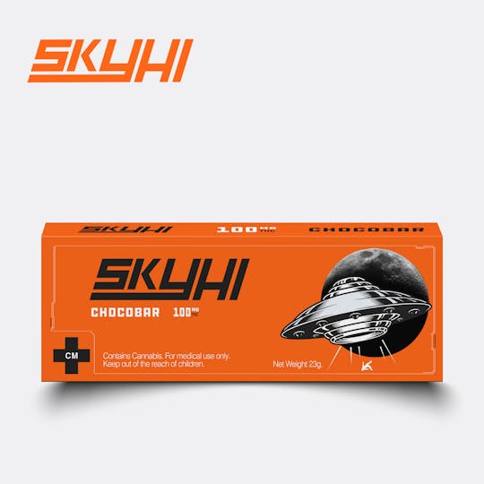 SkyHi - SkyHi - Vegan Chocolate Bar - 100mg - 1