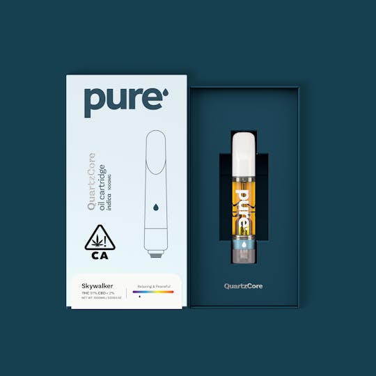 Pure Vape - Pure Cannabis Extract 1g Cartridge - Skywalker - Indica - 1