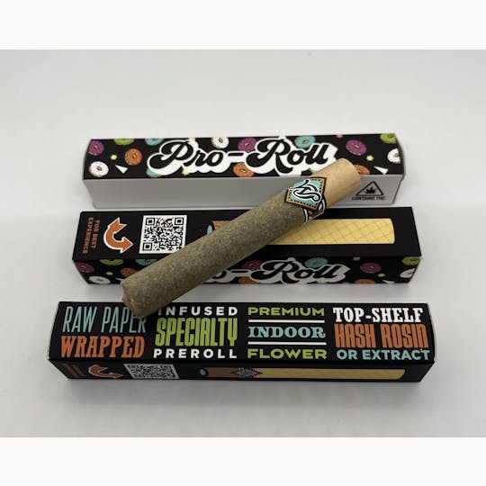 The Maine Cannagar Co - OGKB + Apple Fritter Live Rosin - Donut ProRoll - 1