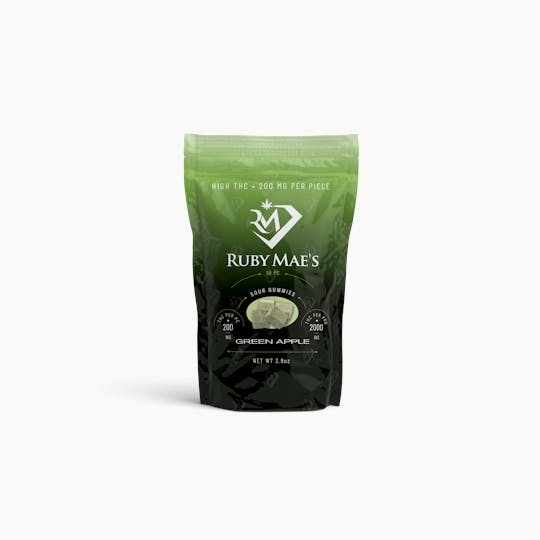 Ruby Mae's - Sour Gummies | Green Apple | 2000mg - 1