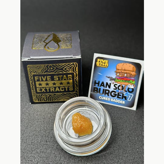 True North Collective MI - Five Star Extracts: Han Solo Burger 7 - 1 Gram Cured Badder - 1