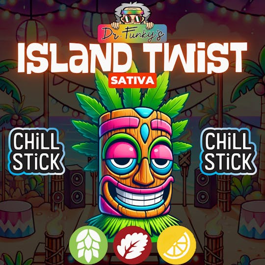 American Cannabis Company - Dr. Funky's Chill Stick Island Twist CBD&THC 0.6g (Sativa) - 1