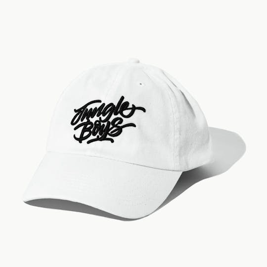 Jungle Boys - Jungle Boys Clothing | Stacked Dad Cap (White/Black) - 1