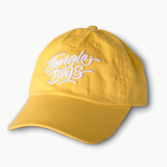 Jungle Boys - Jungle Boys Clothing | Stacked Dad Cap (Yellow/White) - 1