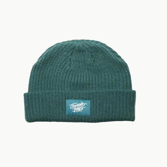 Jungle Boys - Jungle Boys Clothing | Stacked Woven Beanie (Jade/White) - 1