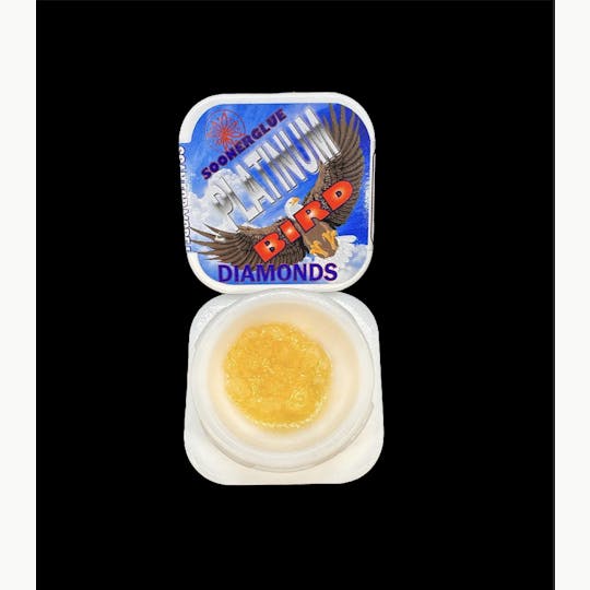Sooner Glue - 1g Platinum Bird Diamonds - 1