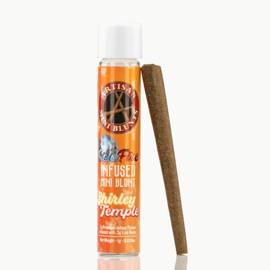 Artisan Canna Cigars - 1g Cold Fire Infused 1g hemp Blunt/ Shirley Temple (H) - 1