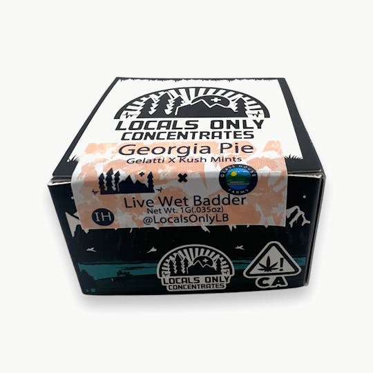 Locals Only Concentrates - Georgia Pie Live Wet Badder - 1