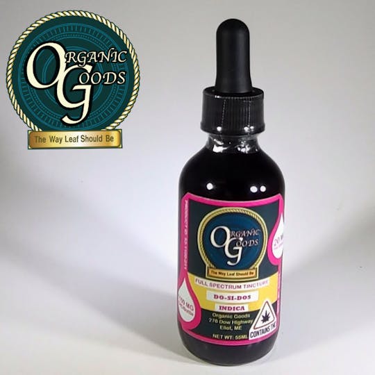 Organic Goods - Organic Goods Tincture THC Full Spectrum Do-Si-Dos 1100 MG - 1