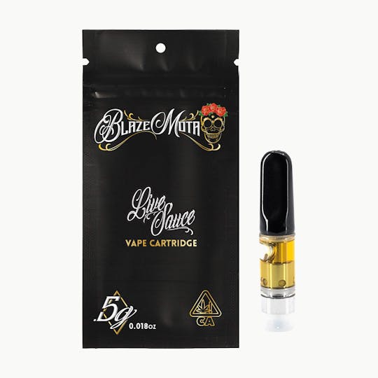 Blaze Mota - Purple Cream .5g - Live Sauce Cart - 1