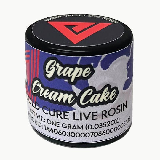 Ember Valley - Grape Cream Cake Cold Cure Rosin 1G - 1