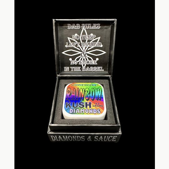 Sooner Glue - 3.5g Rainbow Kush Diamonds & Sauce - 1