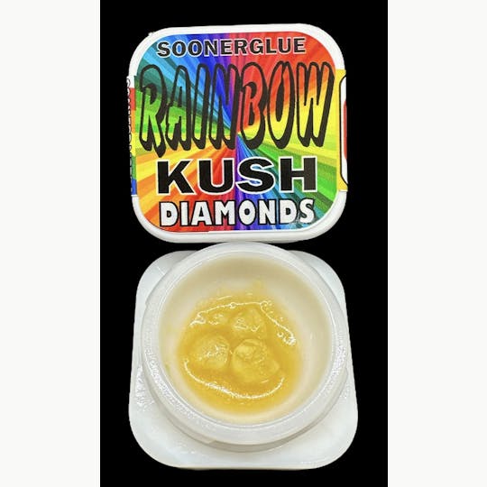 Sooner Glue - 1g Rainbow Kush Diamonds - 1