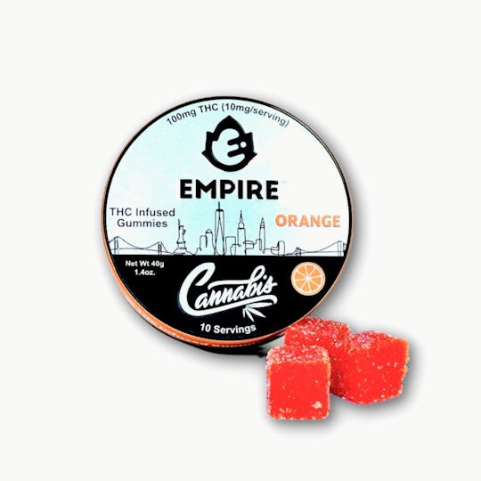 Empire Hemp Co - Orange Gummies 10mg THC 10 pack - 1
