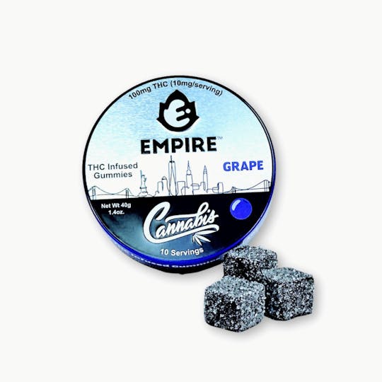 Empire Hemp Co - Grape Gummies 10mg THC 10 pack - 1