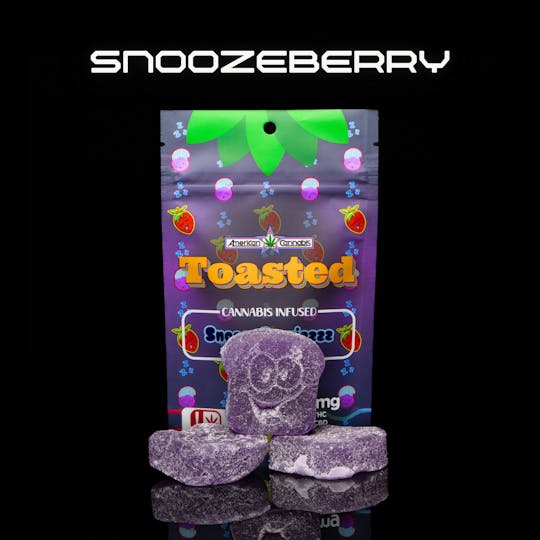 American Cannabis Company - ACC Toasted Gummies Snoozeberry 10pk (Hybrid) - 1