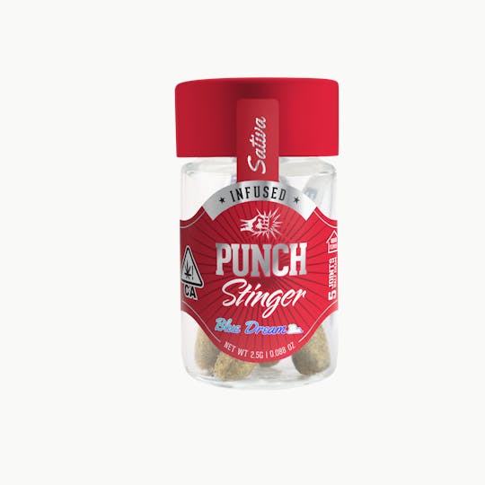 Punch Edibles & Extracts - Blue Dream (Sativa) 5 Pre-Rolls 2.5g - 1