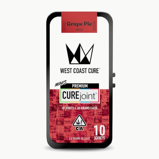 West Coast Cure - Grape Pie - Premium CUREjoint .35G - 10 Pack - 1