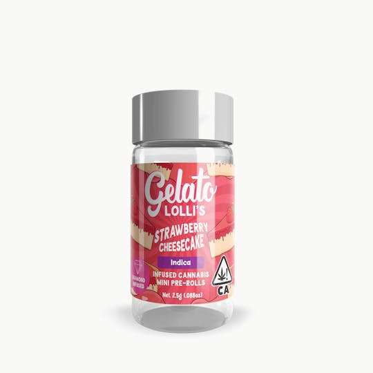 Gelato - Strawberry Cheesecake .6G Lolli 5-Pack (3g) - 1