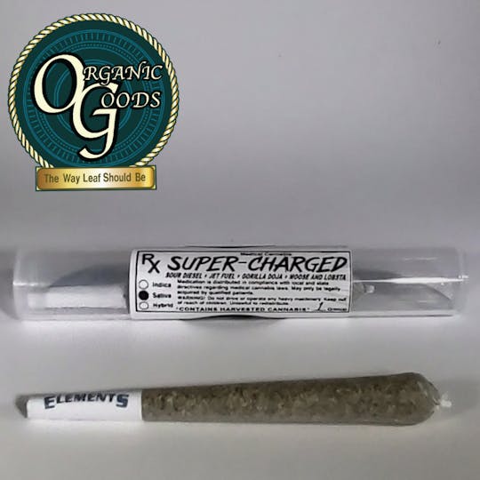 Organic Goods - Organic Goods Pre-Roll Super Charged 1 G - 1