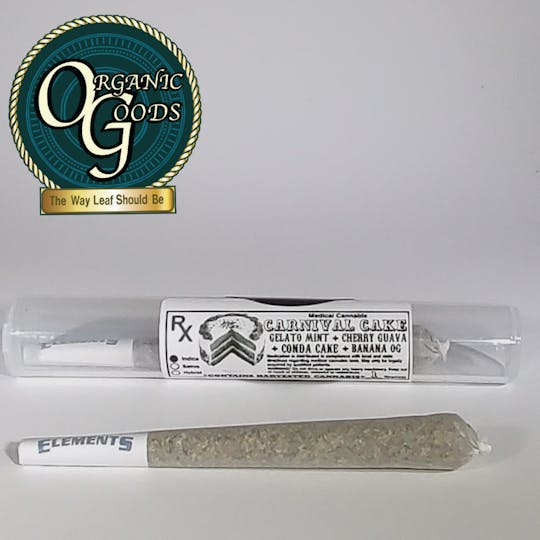 Organic Goods - Organic Goods Pre-Roll Carnival Cake 1 G - 1