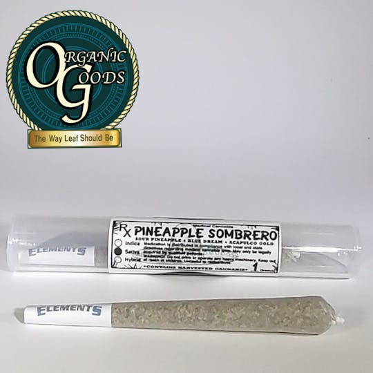 Organic Goods - Organic Goods Pre-Roll Pineapple Sombrero 1 G - 1