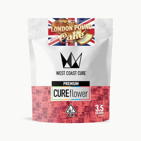 West Coast Cure - London Pound Cake - 3.5G Premium Flower - 1