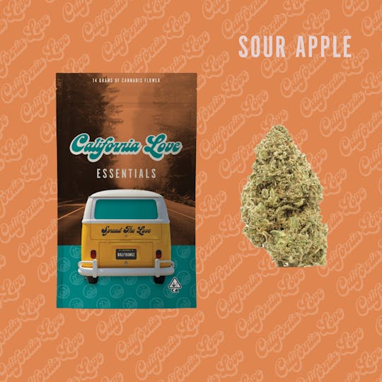California Love - 1/2oz Essentials | Sour Apple | 14g - 1