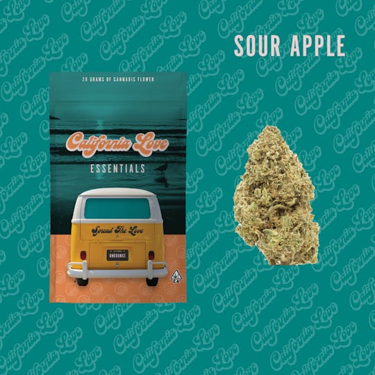 California Love - 1oz Essentials | Sour Apple | 28g - 1