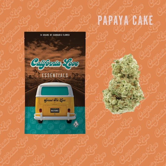 California Love - 1/2oz Essentials | Papaya Cake | 14g - 1