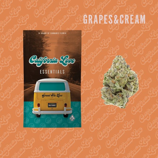 California Love - 1/2oz Essentials | Grapes & Cream | 14g - 1